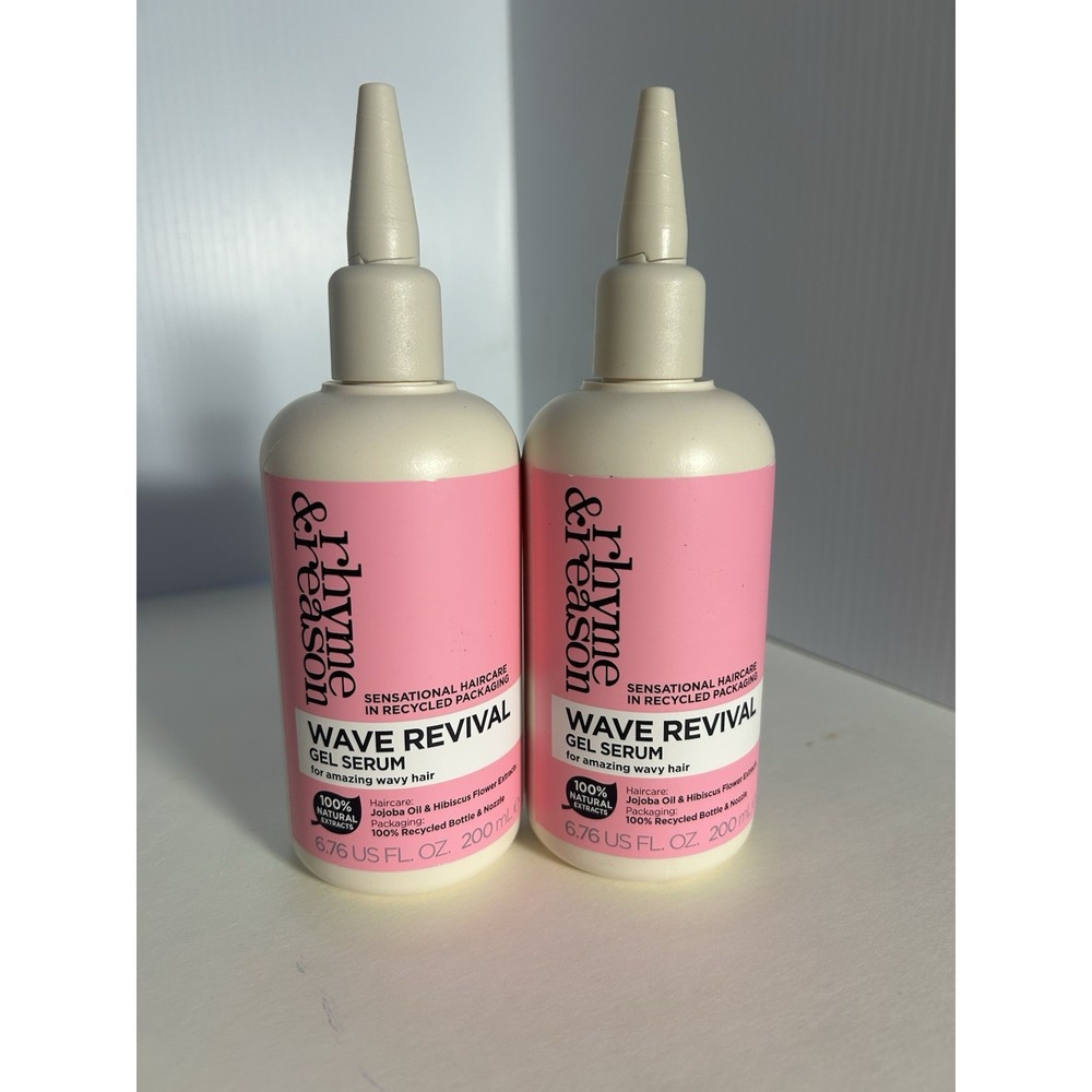 Rhyme & Reason Wave Revival Gel Serum 6.7 Oz Each (Lot Of 2 )